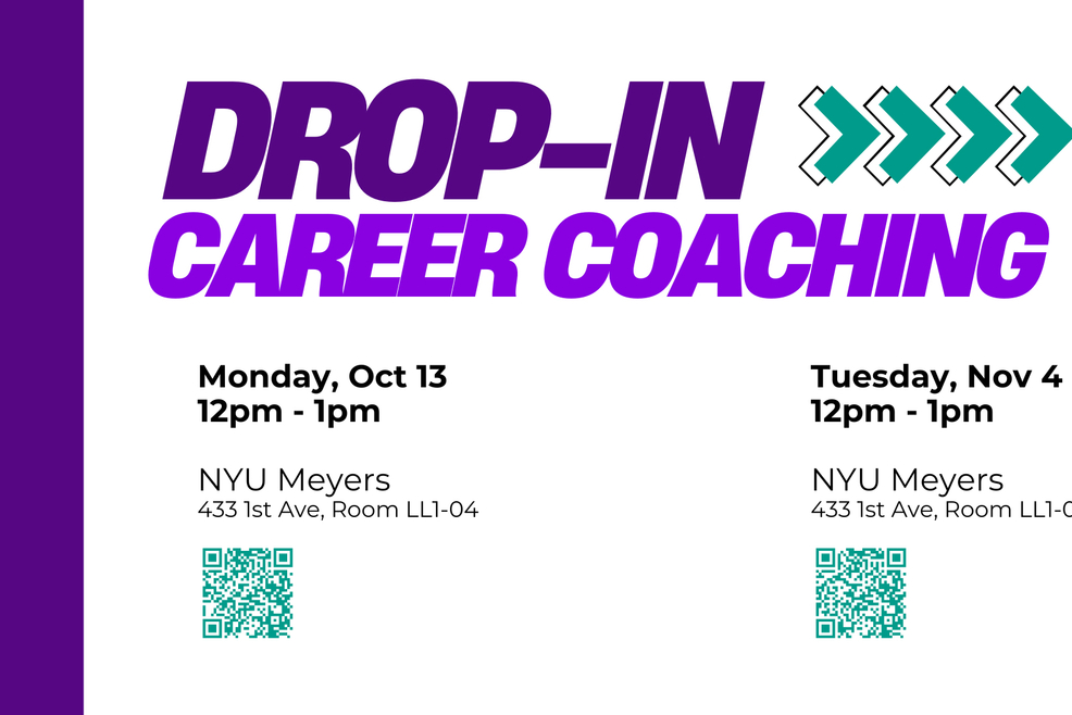 Drop in Career Coaching